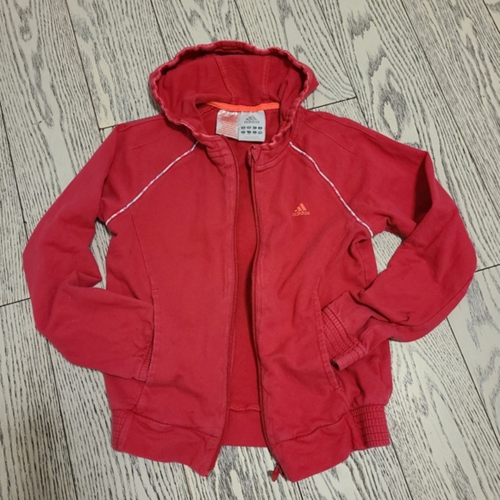 Adidas girls zip-up